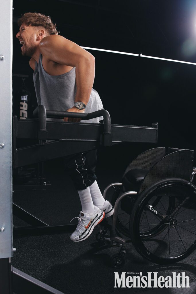 Dylan Alcott dips