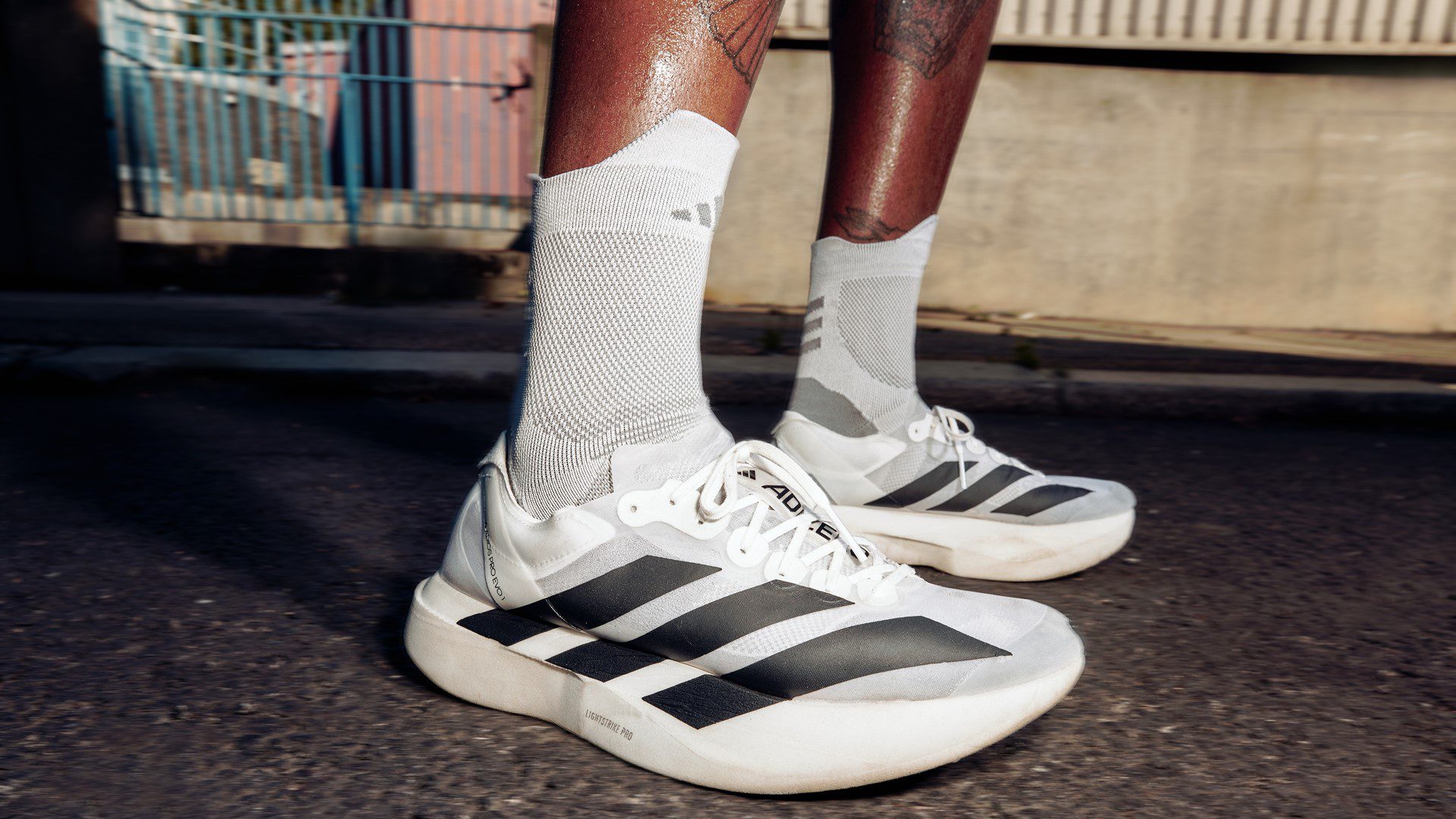 The shoes worn by the fastest runners in the Paris Olympic marathon