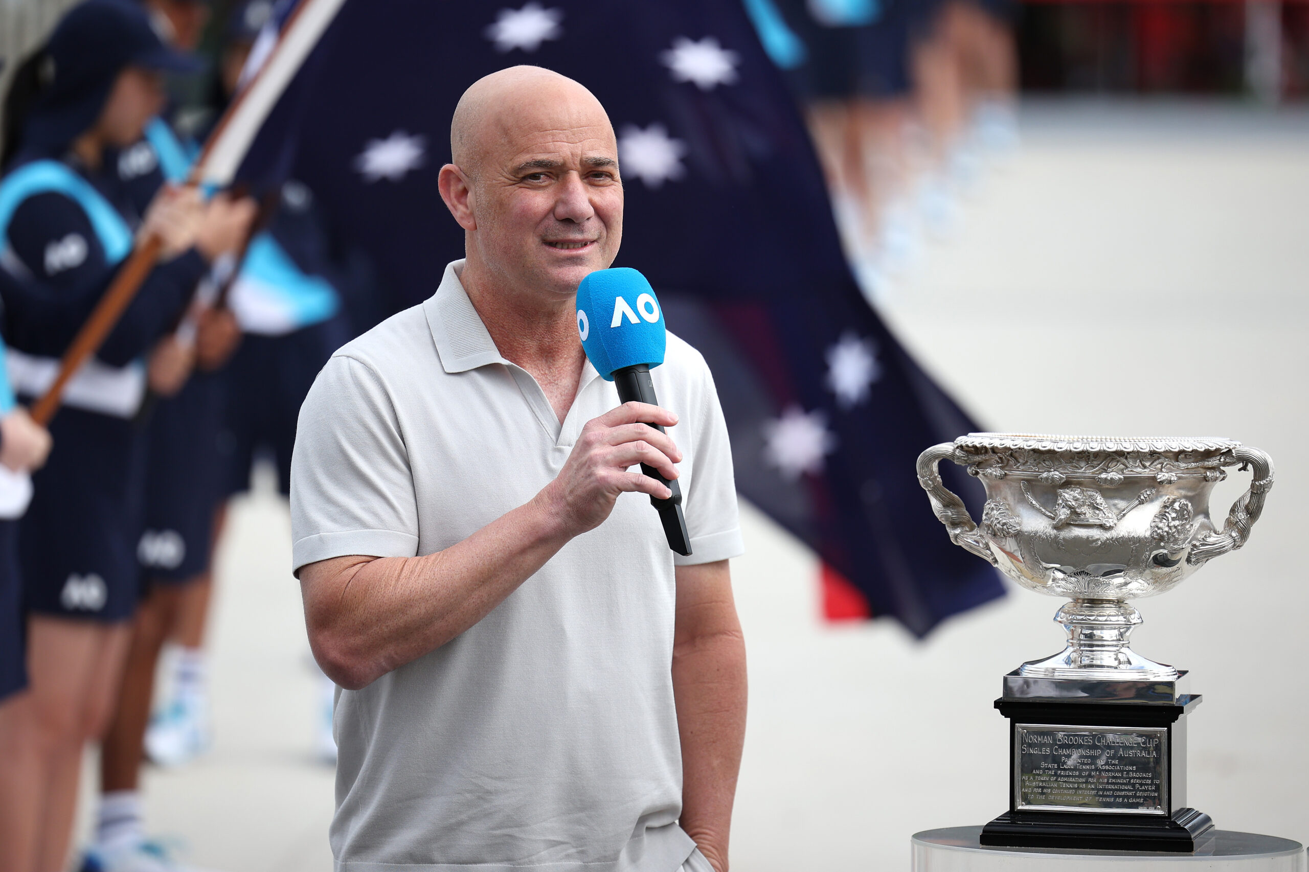 Andre Agassi on his Australian Open picks, fitness routine and new passion for pickleball