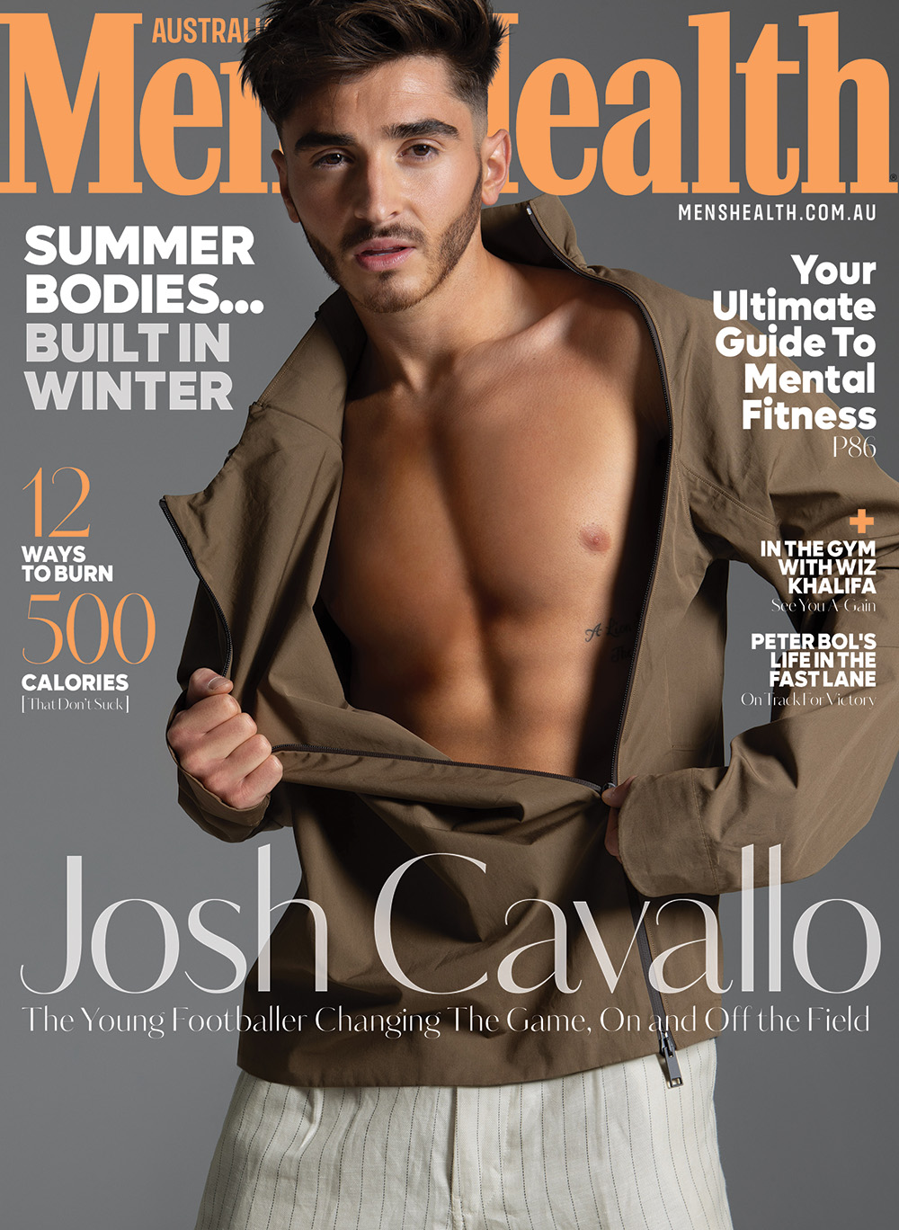 Josh cavallo men's health australia august 2022