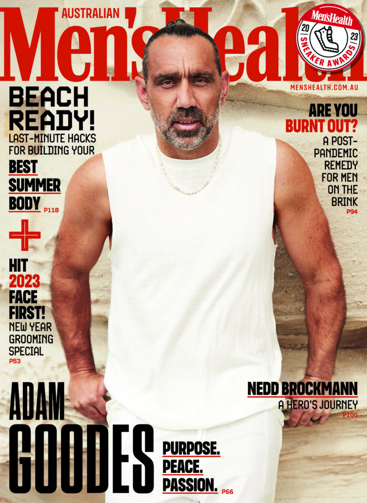 Adam Goodes January 2023 men's health cover story